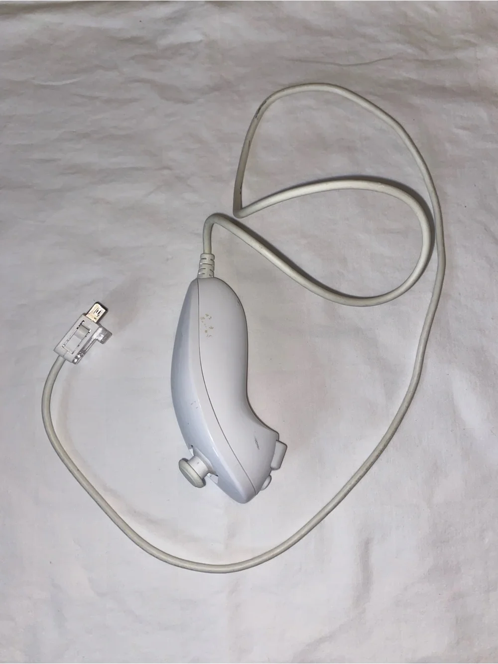 Nintendo White Wii Nunchuk Controller